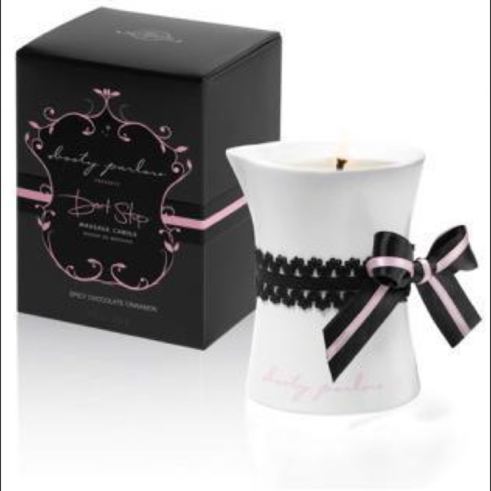 Booty Parlor Don’t Stop massage candle-spicy choc